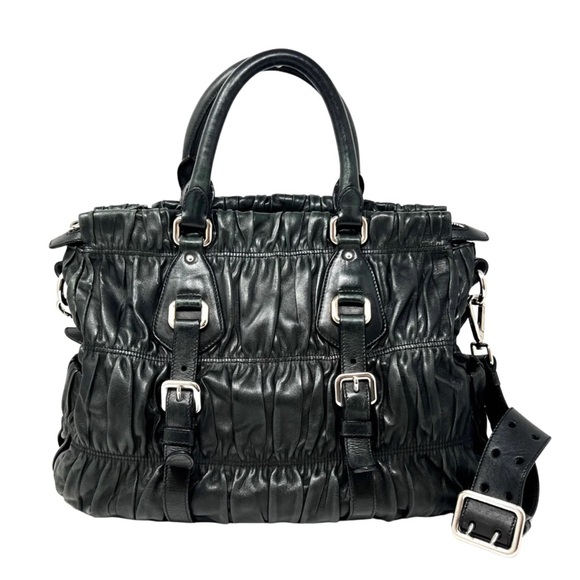 authentic Prada Gaufre handle purse - Picture 1 of 10